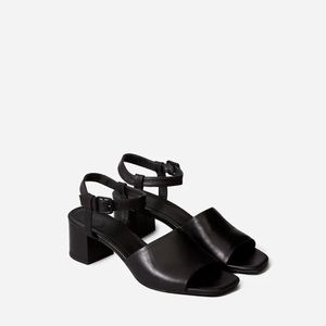 NEW Everlane The Block Heel Sandal in Black